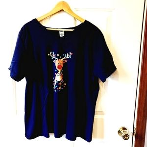 Rudolph Tee Christmas Plus Size Graphic Tee